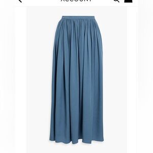 Iris + Ink Blue Maxi Skirt